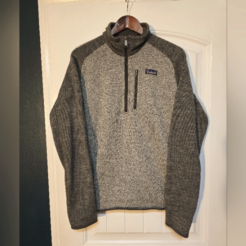 Gray Patagonia Quarter Zip Pullover